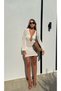 Women's Openwork Chest-Cut Knitwear Beach Dress - 2