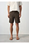 Regular fit jean bermuda şort