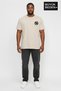 Men's Large Size N Printed 3Xl-6Xl Crew Neck T-Shirt Spr26Bts510-19