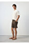 Regular fit jean bermuda şort - 6