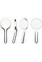 AVITAL JOLAN 3-function shower head chrome / white - 3