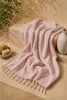 Handwoven Cotton - Linen Peshtemal 95 X 200 cm Powder - 2