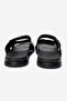 Men's genuine leather strapped slipper hz 253 black - 5