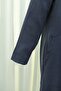 Long Rayon Tunic with Pockets and Side Slits - Smoked - 5