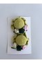 Girl's Knitted Snapback Hat Buckle (Green Shades) - 3