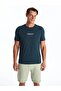 Crew Neck Short Sleeve Printed Combed Cotton Men's T-Shirt (S4) - 3