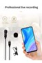 MCR2 Professional Type C Interface lapel mic 3.5mm micro type Mic Mobile Phone PC voice lavalier microphone - 6