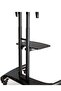 Mobile TV Stand With Lockable Wheels For 32-65 Inch TVs Black - 3