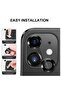 iPhone 15 Pro Max/iPhone 15 Pro Camera Lens Protector, 9H Tempered Glass, Blue - 5