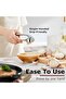 Garlic Press Stainless Steel – Heavy-Duty Crusher with Ergonomic Handle, Interchangeable Plates - 2