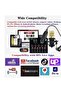 Microphone,Live Sound Card & BM800 Suspension Microphone Kit Broadcasting Recording Condenser Microph - 2