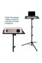 Projector Stand,Laptop Tripod Stand Adjustable Height 17.7 to 47.2 Inch , Portable Projector Stand Tripod for Outdoor Movies - 3