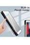 Case for iPad 10.2-Inch (9th/8th/7th Gen) with Pencil Holder, Clear Transparent Back Shell - 3
