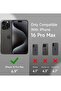 Soft Liquid Silicone Gel Case for iPhone 16 Pro Max - Full Body Shockproof Protection with Matte Finish & Soft Microfiber Lining - 2