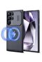 Samsung Galaxy S24 Ultra Case with Camera Cover, MagSafe, Military Grade Protection, Slim Hard Back