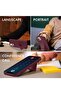 iPhone 16 Pro Maroon Magnetic Car Mount Kickstand Case – Premium Silicone with Vertical & Horizontal Hand Strap and Multi-Stand - 2