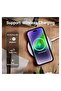 [3 in 1] iPhone 15 Pro Case with 9H Tempered Glass, Liquid Silicone Shockproof Cover (Navy Blue) - 6