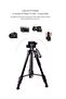 2234 Professional Aluminium Alloy Tripod Stand - 3-Way Swivel Pan Head - 2
