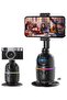 360° Rotation Smart Phone Holder with Auto Face Tracking – Gesture Control, No App Needed