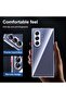 Samsung Galaxy Z Fold 7 Case, Clear Transparent Shockproof Cover – Hard PC Back & Soft TPU Bumper - 2