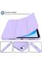 New iPad 10.9 Inch Case 2022 (10th Gen) with Pencil Holder - Trifold Stand Smart Case with Soft TPU Back, Auto Wake/Sleep - Purple - 3