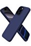 Soft Navy Blue Silicone iPhone 16 Pro Max Case - Durable, Anti-Scratch 6.9” Cover
