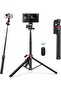 LIVE P9 LED Live Broadcast Stand - Adjustable Phone Holder Tripod with Dimmable LED Ring Light - 2
