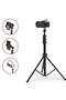 MT39 61inch Aluminum Extendable Cell Phone Tripod Stand with Selfie Stick Tripod and Phone Clip - 2