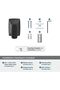 ZG Store Highland Ridge Mat Black Transitional Single Robe Hanger 1053162