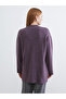 Half Turtleneck Oversize Women's Knitwear Tunic - 4