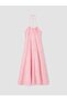 Lcw Vision Pink Halter Neck Openwork Dress - 5