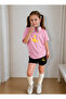 Shorts - T-Shirt Set for Girls, Summer Cotton Comfortable Fit Printed Combination Set