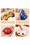 Glitter Dumpling Squishy, Dumpling Squishies, Glitter Dumpling with steamer Box (1 piece random color) - 3