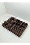 Oslo Model Suede Coated Brown Color 24/34 cm Padded Jewelry Display Stand - 5