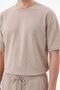 Men's Crew Neck Cotton Side Pocket Slit Comfort Shorts Set - 4