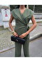 Women's Linen Side-Tie Vest and Pants Set - 3