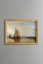 Dort Package Ship from Rotterdam - Vintage Patterned Painting - Fine Model