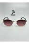 Pery Mor Sunglasses Oval Gold Frame Purple Organic Glass 50 Ekartman - 4