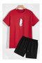 Unisex Oversize Shorts Set Short Sleeve T-Shirt Comfortable Fit Summer Casual Sports