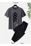 Unisex Oversize Shorts Set Short Sleeve T-Shirt Comfortable Fit Summer Casual Sports