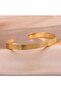 Ayetel Kürsi Motif Gold Steel Bracelet - 3