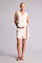 Normal Waist Short Leg Linen Blend Natural Light Beige Shorts I1213Ax26Hs - 2