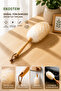 Sheep Wool Dusting Tassel Bamboo Handle Static Dust Collector Furniture Curtain Blinds Vehicle Cleaning - 3