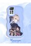 Redmi Note 11 Pro 5g Compatible Case Camera Protector Blue Silicone Couple Phone Case Girl Pattern - 2