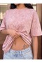 Pink Washed Vintage Unisex Oversize T-Shirt - 5