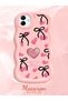 Samsung Galaxy M13 Compatible Case Camera Protector Pink Silicone Couple Phone Case Heart Pattern - 2