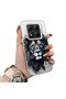 Poco X7 Compatible Silicone Edge Hard Back Case Couple Phone Case with Lion Pattern
