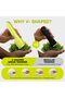 Men's Pubic Hair Trimmer | Balls Shaver | V-Shaped Head | Ultra Thin Rounded Blade | Waterproof - 2
