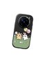 Vivo X200 Pro Compatible Case Camera Protector Black Silicone Couple Phone Case Line Patterned - 3