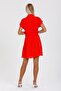 Yazlik Viscose Woven Thin Fabric Women's Dress with Belt - 7